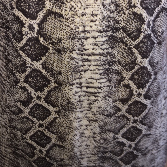 Y2K NWT Snakeskin high low Mini Dress - Picture 3 of 7